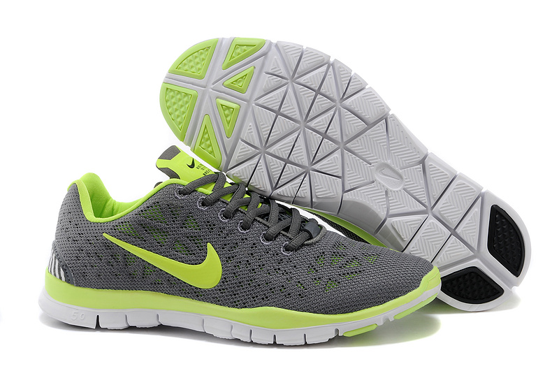 Nike Free Tr Fit 3 Respirer Nike Chaussures Libres 5.0 Trainning Gris Jaune